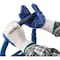 Global Industrial Coated Gloves, Polyester, Cotton, Rubber, Latex, Blue, XL 708355M - alternate 3